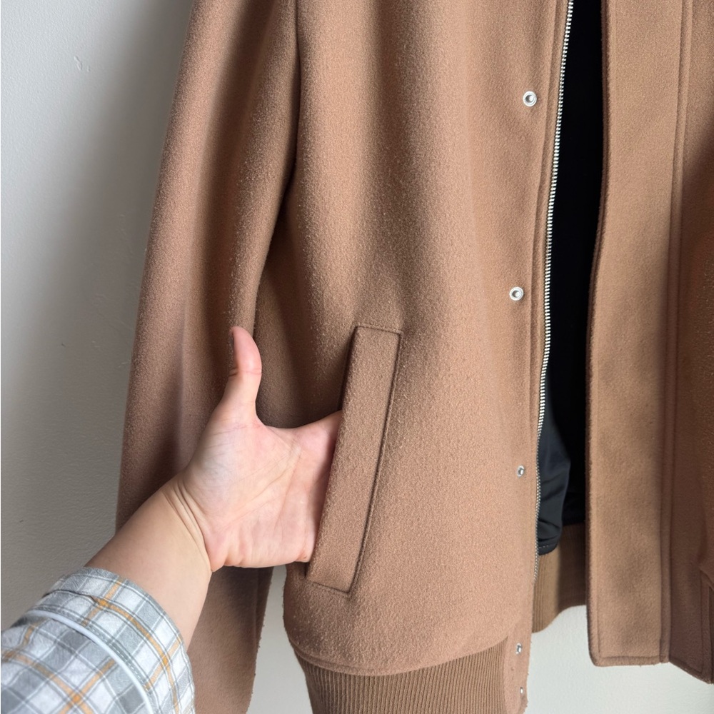 Zara Camel Bomber Jacket - Picture 4 of 5